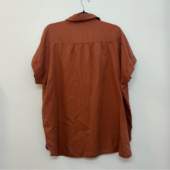 Quince Vintage Wash Tencel Camp Shirt Size XL - Picture 2 of 5